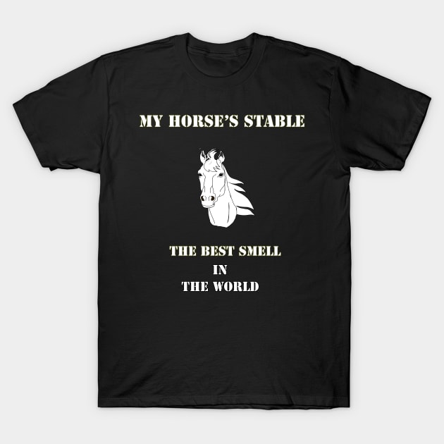 My Horse's Stable T-Shirt by BlueDolphinStudios